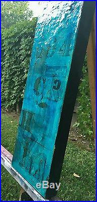Original Totem Abstract Mixed Media Textured Painting by K. A. Davis