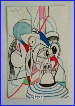 PAINTING signed George CONDO
