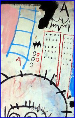 PAINTING signed Jean Michel Basquiat