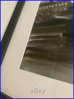 Paul Kenton Original Painting Mixed Media Black & White Eye Of The Storm London