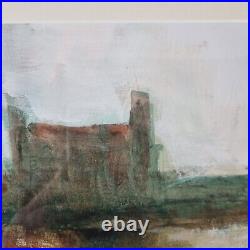 Paul Mitchell Signed Mixed Media Painting View Battersea Power Station