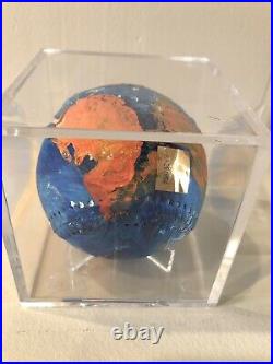 Peter Max Original Painted and Signed BASEBALL with Peter Max Hologram