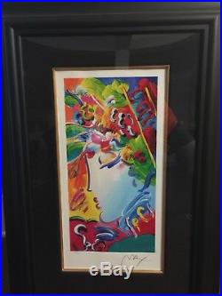 Peter Max Seriolithograph Blushing Beauty Signed in Pencil #119/350