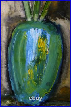 Peter McCarthy Framed Contemporary Mixed Media, Arum Lilies
