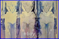 Pezhman (iran / America 1976)'boudoir Reflections III Original Mixed Media/g210