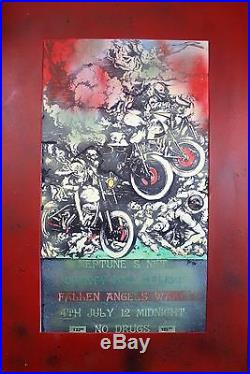 Pietro Psaier (1936-2004) Mixed media. Fallen Angels. Four Horseman. Apocalypse