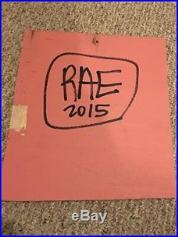 RAE-BK Original Mix Media On Plywood (rare) Bast, Dain, Banksy, Faile