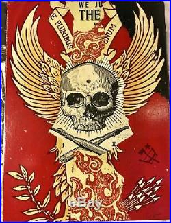 Ravi Zupa Used to Feel So Devastated Mixed Media on Wood Signed withCOA (2017)