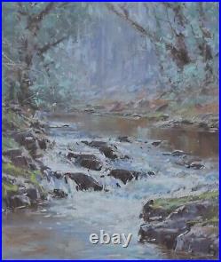 Ray Balkwill Original Mixed Media Painting River Erme South Devon Dartmoor Art