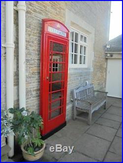 Red Telephone Box Booth Kiosk K6 Front Mirror