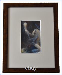 Richard Lannowe Hall Original Mixed Media Painting Cornish Figural Art