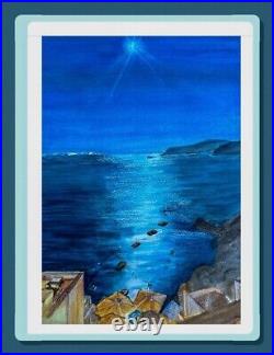 SANTORINI, GREECE (Revised) ORIGINAL PAINTING