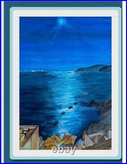 SANTORINI, GREECE (Revised) ORIGINAL PAINTING