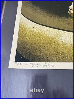 SHEPARD FAIREY hand signed Tony Alba Gold Ed 250