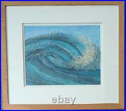 STYLISH Mixed Media Framed Picture'Atlantic Thunder' (No. 2.) Gillian Jones