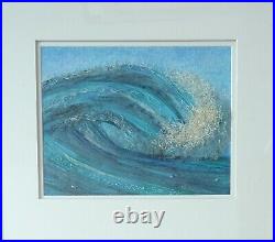 STYLISH Mixed Media Framed Picture'Atlantic Thunder' (No. 2.) Gillian Jones