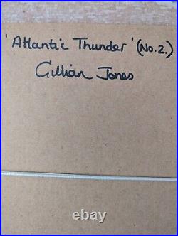 STYLISH Mixed Media Framed Picture'Atlantic Thunder' (No. 2.) Gillian Jones