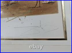 Salvador Dali'Time And Immortality' Hand Signed Mixed Media Serigraph COA $5200