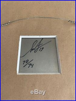 Shepard Fairey OG Crosswalk Sign Mixed Media On Metal Plate Signed Andre Framed
