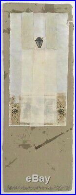 Shirtboard (Morocco), Limited Edition Mixed Media & Collage, Robert Rauschenberg
