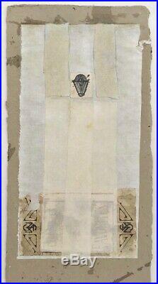 Shirtboard (Morocco), Limited Edition Mixed Media & Collage, Robert Rauschenberg