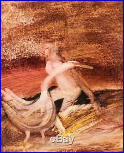 Sidney NOLAN Leda & Swan 1959 ORIGINAL mixed media painting COLLECTABLE MODERN