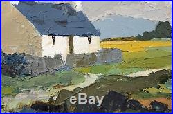 Snowdonia Cottage Painting Welsh Landscape Art Original, Signed