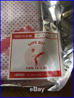 Space Invader, Kung Fu Club White T-Shirt MEDIUM -Wipe Out Hong Kong Show 2015