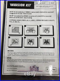 Space invader invasion kit 14 3D vision, ed. Of 200, rare original, signed