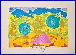 St Ives Seascape Original Mixed Media Painting A3 Paper Nigel Waters Sign Dec 22