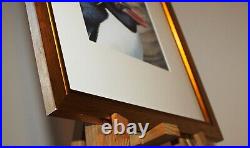 TREVOR BOYER (b. 1948) Original Mixed Media Painting Portrait Macaroni Penguin