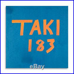 Taki 183 Original Painting on Wood similar to KAWS, SEEN, FUTURA 2000