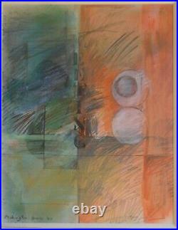 Teddy Millington Drake 1932-1994 Fine Original Signed Painting'meeting' 1965