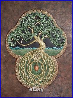 The Celtic Tree of Life Hand Made Cast Paper by Kevin Dyer Yggdrasil