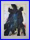 Three Figures. Expressionist mixed media by listed artist Diethelm W Wonner 1987