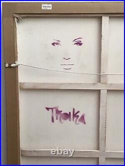Troika, Original, Mixed Media On Box Canvas,'Shining Light' Signed & Framed