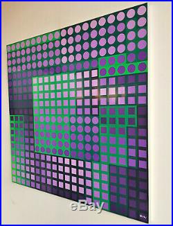 Vasarely Planetary Folklore Participations -multiple 800 pieces of plastic