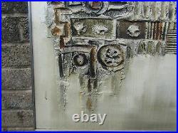 Vintage 1970's mixed media Oil painting on board Signed Craig London