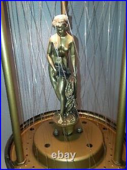 Vintage 30 Hanging Rain Oil Lamp Nude Greek Goddess