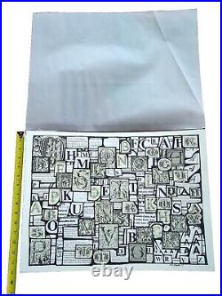 Vintage Postmodern Assemblage Collage Mixed Media Art Literary Themed