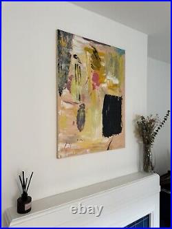 Wall Artwork Mixed Media Abstract Acrylic Painting