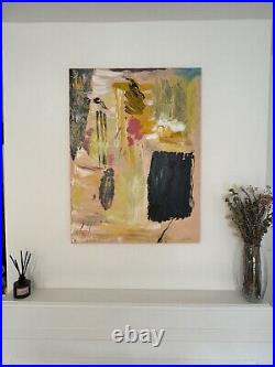 Wall Artwork Mixed Media Abstract Acrylic Painting