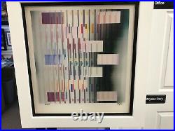 Yaacov Agam Agamograph In and Out Signed & Numbered Limited Edition Framed