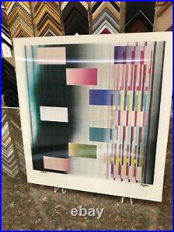 Yaacov Agam Agamograph In and Out Signed & Numbered Limited Edition Framed
