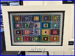 Yaacov Agam Memories Agamograph Signed & Numbered Limited Edition Framed
