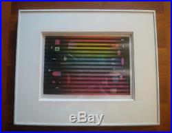 Yaacov Agam STRAIGHT WAVE # 2/99 Agamograph KINETIC OP ART Rainbow Signature